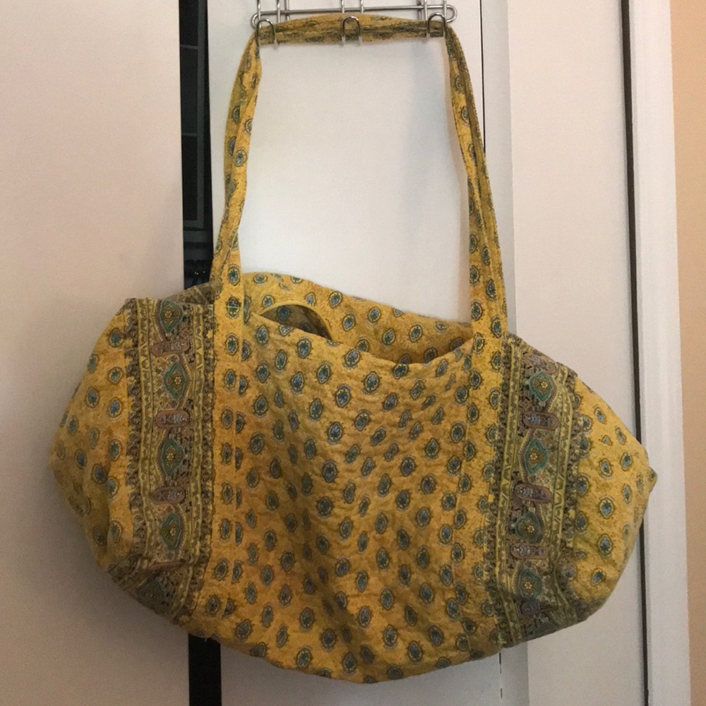 Yellow Bueno duffel bag - like new